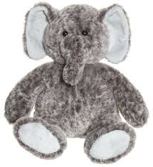 Teddykompaniet - Elefant  Gråmelert - Kosedyr og Bamser