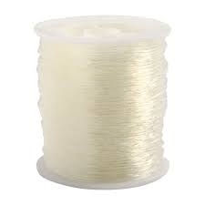Elastisk Smykketråd, 1mm - 50meter Blank - Hobby
