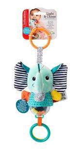 Infantino Light & Chime Sensory Rattle Blå - Infantino