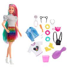 Barbie Leopard Rainbow Hair Leopard Rainbow Hair - Barbie