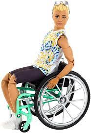 Barbie Ken Dukke med Rullestol med rullestol - Barbie