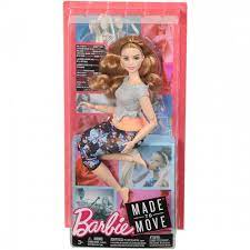 Barbie Made to Move dukker Mørk Blond - Barbie
