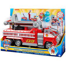 Paw Patrol Movie Marshall Transforming City Firetruck Marshall - Salg