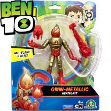 Ben10 Basic Figures Omni-Metallic Heatblast - Ben10