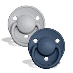 Bibs De Lux 2 PACK Cloud/Steel Blue - 2 / Natural Rubber Latex Latex - Bibs