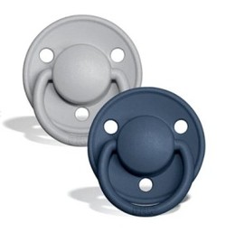 Bibs De Lux 2 PACK Cloud/Steel Blue - 1 / Natural Rubber Latex Latex - Bibs