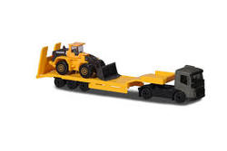 Majorette Conctruction FMX Low Bed Trailer - Majorette