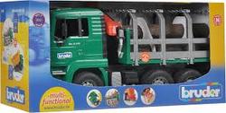 Bruder MAN TGA Timber transportbil med heisekran 02769 Grøn - Bruder