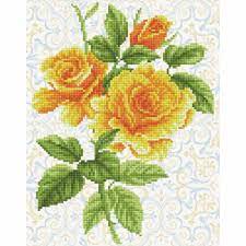 Diamond Dotz - Yellow Rose Bouquet. Runde Perler. Yellow Rose Bouquet - Diamond Dotz