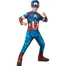Avengers Captain Marvel Drakt Str M - Kostymer