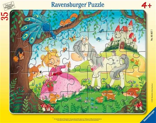 Ravensburger platepuslespel maxi A princess and her pals A princess and her pals - Ravensburger