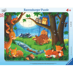Ravensburger platepuslespilll Sleppytime animals 35 biter Sleepytime animals - Ravensburger