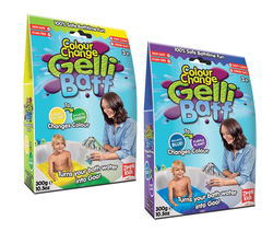 Gelli Baff colour change gul til grønn - badebomber