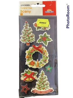 Jule Klistremerker - Juletre Juletre - Stickers