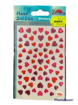 Mini Sweet Stickers - Hjerter Hjerter - Stickers