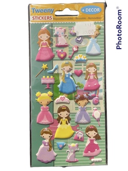 Tweeny Stickers Decor Princess Princess - Stickers