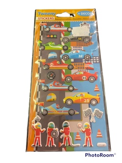 Tweeny Stickers Decor Racerbil Racerbiler - Stickers