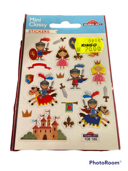 Mini Classy -  Ridder/Prinsesse Ridder/Prinsesse - Stickers