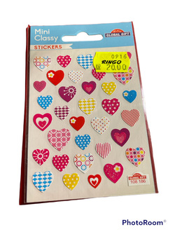 Mini Classy - Hjerter Hjerter - Stickers