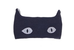 Kattnakken ull panneband Kattesvart - Kattnakken