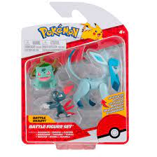 Pokemon Battle Figure 3 Pack: Bulbasaur, Sneasel, Glaceon Bulbasaur, Sneasel, Glaceon - pokèmon