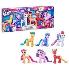 My Little Pony Shining Adventures Collection Sunny, Hitch, Princess Petals, Zipp og Izzy - Salg