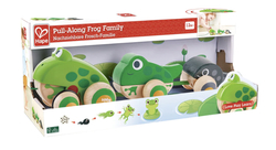 Hape pull along frog family Froskefamilie - Hape Toys