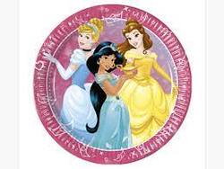 Papp-Fat Disney Prinsesser 8pk Disney Prinsesser (Belle, Askepott, Jasmin) - Bursdag/Fest