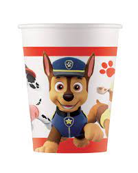 Papp-Kopper Paw Patrol Paw Patrol - Bursdag/Fest