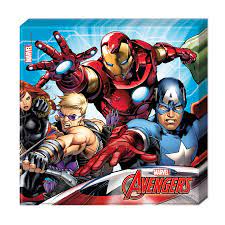 Servietter Avengers 20pk Avengers - Bursdag/Fest