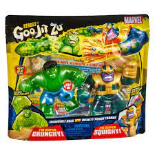 Goo Jit Zu - Marvel Incredible Hulk vs Infinity Power Thanos Incredible Hulk vs Thanos - goo jit zu