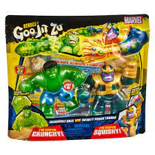 Goo Jit Zu - Marvel Incredible Hulk vs Infinity Power Thanos Incredible Hulk vs Thanos - Salg