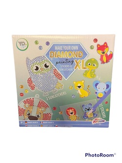 Diamond Painting XL - Stickers & Suncatchers Blå Blå - Hobby