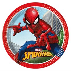 Papp-Fat Spider-Man 8pk Spider-Man - Bursdag/Fest
