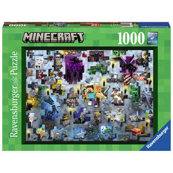 Ravensburger puslespill 1000 Minecraft Mobs  1000 bitar - Ravensburger