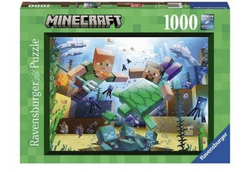 Ravensburger puslespill 1000 Minecraft Mosaic  1000 bitar - Ravensburger