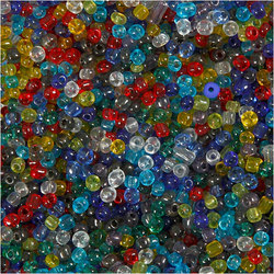 Rocaiperler glass transparent Glas transparent - Hobby