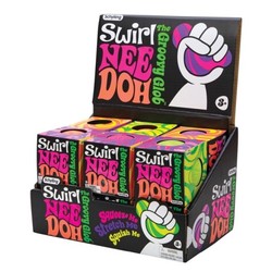 STRESSBALL - SWIRL NEEDOH   Swirl - farge er overraskelse - Fidget Toys