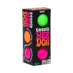 STRESSBALL - TEENIE NEEDOH 3pkn  3pk - farge overraskelse - Fidget Toys