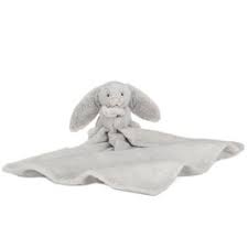 Bashful Silver Bunny Soother Silver - jellycat