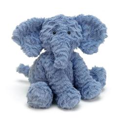 ELEFANT PLYSJ 23CM FUDDLEWUDDLE Blå - jellycat