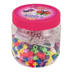 Hama Maxi Beads Tub 400 pcs Pink lid  3-8791 - hama