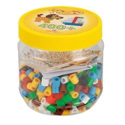 Hama Maxi Beads Tub 400 pcs Yellow lid 3-8790 - hama