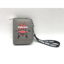 LOMMEBOK NATURAL BORN GAMER TINKA WALLET Grå - Tinka