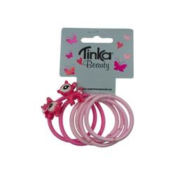 HÅRSTRIKKER 2 STK BAMBI/4 STK ROSA TINKA BEAUTY 8-433003 - Tinka