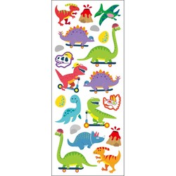 STICKERS FUNNY DINO TINKA Dino - Småvarer
