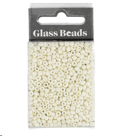 Rocaiperler Mother-of-Pearl, dia 3mm, str 8, hullstr 0,6-1mm - 25gram Mother-of-Pearl - Hobby