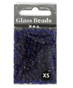 Rocaiperler cobalg blue, dia 4mm, str 6, hullstr 0,9-1,2mm - 25gram Cobalt blue - Salg