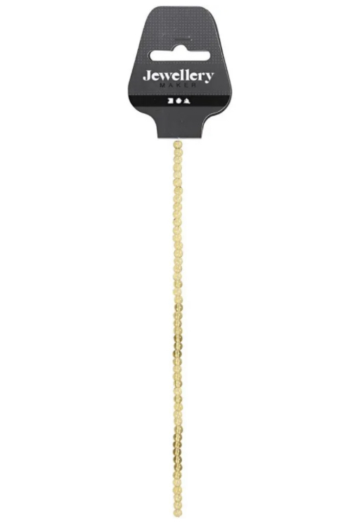 Glassperler yellow, dia 4mm, hullstr 1mm - 45stk Yellow - Hobby