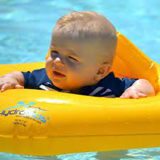 Hydrokids Swim Seat 0-1 år baby badering Gul - Salg